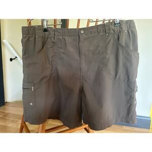 Columbia Sportswear Active Shorts Dark Khaki Dri Fit Womens L